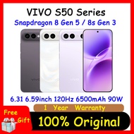 VIVO S50 Snapdragon 8s Gen 3 6.59" 6500 mAh 90W vivo S50 Pro mini Snapdragon 8 Gen 5 6.31“