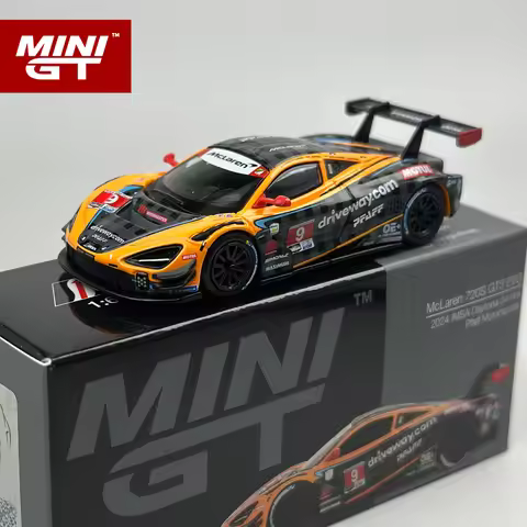 MINIGT 1:64 McLaren 720S GT3 Evo Pfaff Motorsports 2024 IMSA Daytona 24 Hrs Alloy Car Model 984