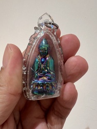 幻彩色力泥藥師佛