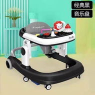 High-quality 3D U-shaped multi-function walker, with snack table and toys, height-adjustable push ha