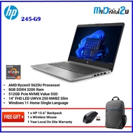 HP PROBOOK 245 G9 NOTEBOOK (AMD RYZEN R5-5625U/8GB/512GB/AMD RADEON/WIN 11) *A2PM1PT