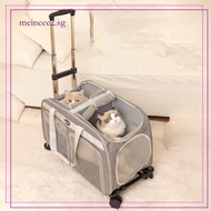 Folding Pet Stroller Portable Pet Carrier Large Space Cat Stroller Semi Concealed Cat Carrier Bag Me