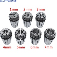 【SMARTCHOICE0308】ER11 Spring Collet Chuck Set For CNC Milling Lathe Tool Engraving Machine