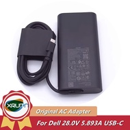 Original For Dell Power Supply Laptop AC Adapter GAN Charger 28V 5.893A HA165PM210 DA165PM210 165W U