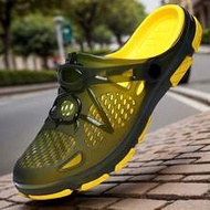 Mesh Sandals Men Slides Summer Hollow Sandals For Men Women Casual Outdoors Non-Slip Thick Sole Beac