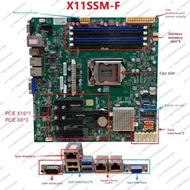 For Second-hand Test OK Motherboard X11SSH-F/X11SSM-F Core 6th and 7th Generation E3-1200 V5 V6 Remo