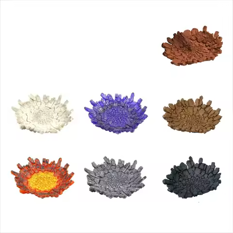 Explode Effect Ground Platform Impact Ground Effect Prop for Gundam or General Scale Model