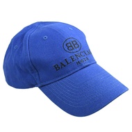 BALENCIAGA 巴黎世家 513282 電繡LOGO棉質MODE棒球帽.藍
