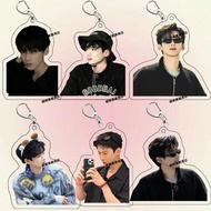 Handsome Bai Jingting Humanoid Schoolbag Hanging Keychain Acrylic Hanging Hard to Coax Star Week#帅气白
