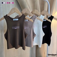 Spinnyhouse Crop Top Rayon Fabric Tight Fit Screen-Printed Pattern Wear It And Hide Your Figure. Chu