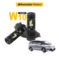 【TOYOTA】Estima 2PCS Mini LED Headlight Foglight Hi/Lo Beam Replacement H4 H8/H11 HB3/9005 Car Headli