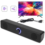 PC Soundbar Wired and Wireless Bluetooth Speaker USB Powered Soundbar for TV Pc Laptop Gaming Home T