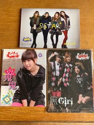 Sistar Notebook 筆記簿 黑girl 黑澀會 鬼鬼 吳映潔 明信片