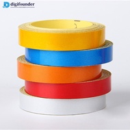 DIGIFOUNDER 1Pc 5mx1cm/5mx2cm Motorcycle Car Luminous Reflective Sticker Reflective Tape O2W1