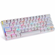 Motospeed Wired/Wireless 3.0 Mechanical Keyboard 60% Compact 61 Keys RGB Backlit