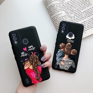 สำหรับ ITEL A48เคสมือถือซิลิโคนนิ่มฝาครอบด้านหลังกันกระแทก TPU เด็กผู้หญิงเคสมือถือตัวอักษรสำหรับ Itel A48เคส48บั๊มเปอร์ ItelA48สำหรับเด็กหญิงเด็กชาย