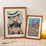 Solid Wood Large Picture Frame Wall Hanging Puzzle Mounting 4k Poster Square Photo Frame 8k As Any S