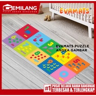 EVAMATS PUZZLE NUMBERS PICTURE 30 x 30, BAMBOO PRINTING 30 x 30, MINI ALPHABET 15 x 15 & PLAYMATE 18