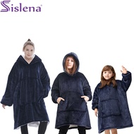 The Best Quality Oversized Double Weigh Blankets Hoodie with Sleeves Warm Sherpa Wearable Plush Gian