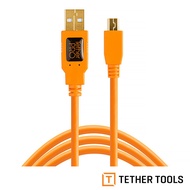 Tether Tools CU5451 USB2.0 To MINI B 5PIN Professional Shooting Line Transmission Orange 4.6M