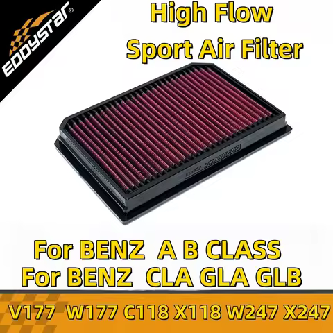 High Flow Sport Air Filter For BENZ A220 A250 AMG A35 CLA35 B220 B250 CLA220 CLA250 CLB250 V/W177 Wa