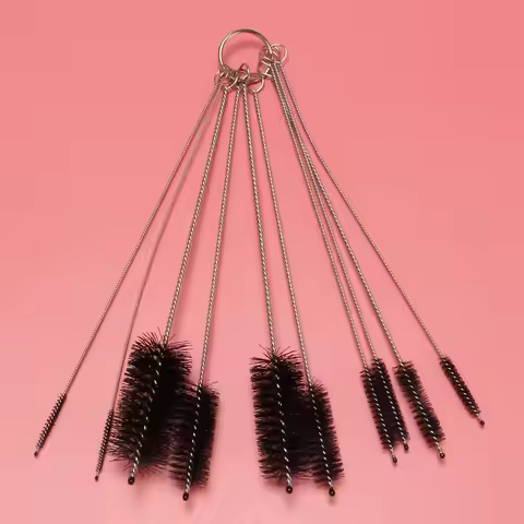 HGFLE-5 Pcs Coffee Machine Cleaning Set Coffee Grinder Brush Coffee Machine Group Head Cleaning Brus