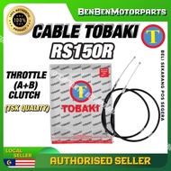 RS150R RS150 R THROTTLE CABLE A+B RS150 R CLUTCH CABLE A 100% ORIGINAL TOBAKI TSK QUALITY