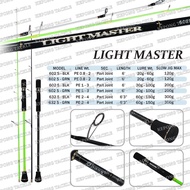 OPASS fishing rod LIGHT MASTER 2 PCS BUTT JOINT JIGGING ROD Opass Spinning Light jigging rod