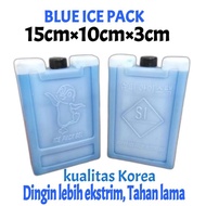 Ice pack blue 15x10x3cm ice gel Deluxe For Cooling Air Cooler box Cooler bag Breast Milk And Fan AC ice gel Air Conditioning