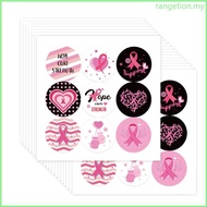 RAN Breasts Cancer Awareness Sticker Pink Sticker Ribbon Sticker for Fundraising