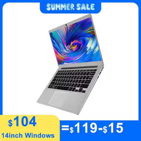 MOLOSUPER New 14inch Reliable Notebook PC intel Turbo 2.08Ghz CPU Windows 10 Slim Laptop Perfect for