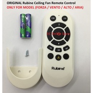 Original Rubine Ceiling Fan Remote Control (ONLY for Model FORZA / VENTO / ALTO / ARIA)