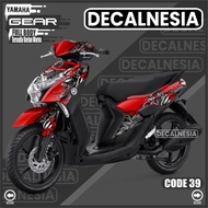 YAMAHA Decal Mio Gear 125 2021 2022 Full Body Sticker Decalnesia C39 Variation Sticker