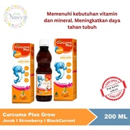 Curcuma Plus Grow Emulsion 200ml Syrup Fish Oil Kurkuma Temulawak Appetite Vitamin Children