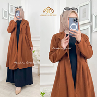 AM - Bianca Cardigan [Tanpa Dalaman] Blazer Wanita Korea Style / Long Cardigan Wanita Panjang Fashio