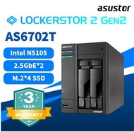 NAS Asustor LOCKERSTOR 2 GEN2 AS6702T 8TB/12TB/16TB/32TB