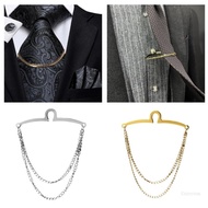 Crazy Mens Tie Chain Fashion Necktie Link Tie Clip Necktie Chain Cravat Collar Buckle