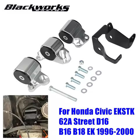 1Set Car Modification Engine Bracket Kit 2-bolt Engine Swap Mount For Honda Civic EKSTK 62A Street D