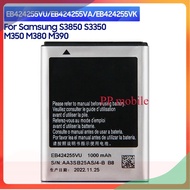 เปลี่ยนแบตเตอรี่ EB424255VU EB424255VA EB424255VK สำหรับ Samsung S3850 S3350 S5530 S5220 C5530 S3970