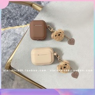 airpods pro 2 case airpods case Love Teddy Dog Pendant Brown for Airpods pro Case 2nd Generation 3rd Generation Apple Earphone Case Airpodspro 2nd Generation Earphone Case Airpods3
