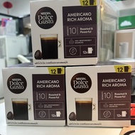 NESCAFE DOLCE GUSTO เนสกาแฟ โดลเช่ กุสโต้ แคปซูลกาแฟ NEW AMERICANO นิว อเมริกาโน่ แคปซูลกาแฟคั่วบด 1