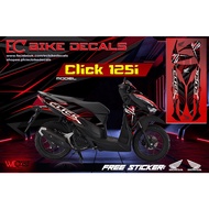 Honda Click 125i Motorcycle Decals