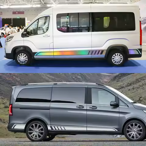 2PCS Car Stickers For Mercedes Benz Vito V Class Viano W447 V260 W639 W638 Marco Polo Camper Van Tun
