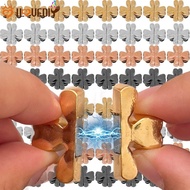 Curtain Fix Fastener Clip - Detachable Window Curtain Close Buckles - Clover Curtain Magnet Buckle -