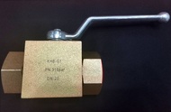 บอลวาล์ว 2 ทาง บอลวาล์วไฮดรอลิค KHB-G1/4"-1 1/4" (2 Way Ball Valve)