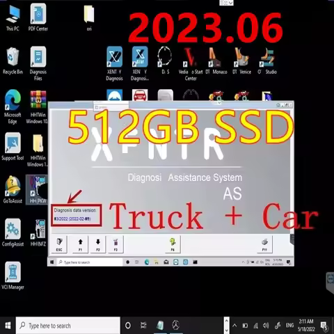 V2023.06 MB STAR SD C4 C5 C6 VCI full Software D AS/E PC data card/W IS/EWA//V EDIAMO/D TS-Monaco/F 