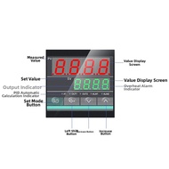 {BBH}Digital PID Temperature Controller CH102 Relay/SSR Dual Output Thermostat 220VAC