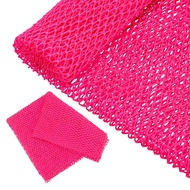 Geiserailie African Long Bathing Net Sponge Long Net Shower Body Scrubber Back Scrubber Skin Smoothe