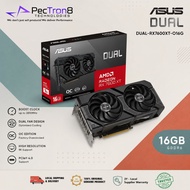 ASUS Dual Radeon RX 7600 XT OC Edition 16GB GDDR6 Graphics Card, PCIe 4.0, HDMI 2.1, DisplayPort 2.1