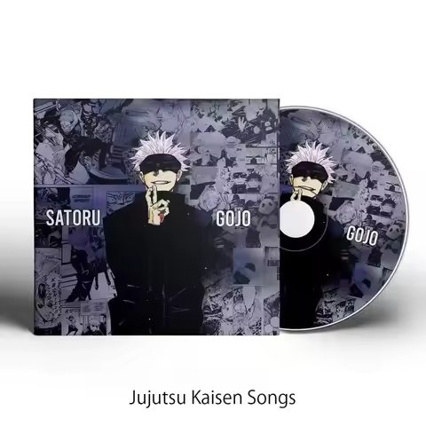 Anime Jujutsu Kaisen Satoru Gojo King Gnu Music CD Greatest Hits OST Album 2pcs Music Record Cosplay